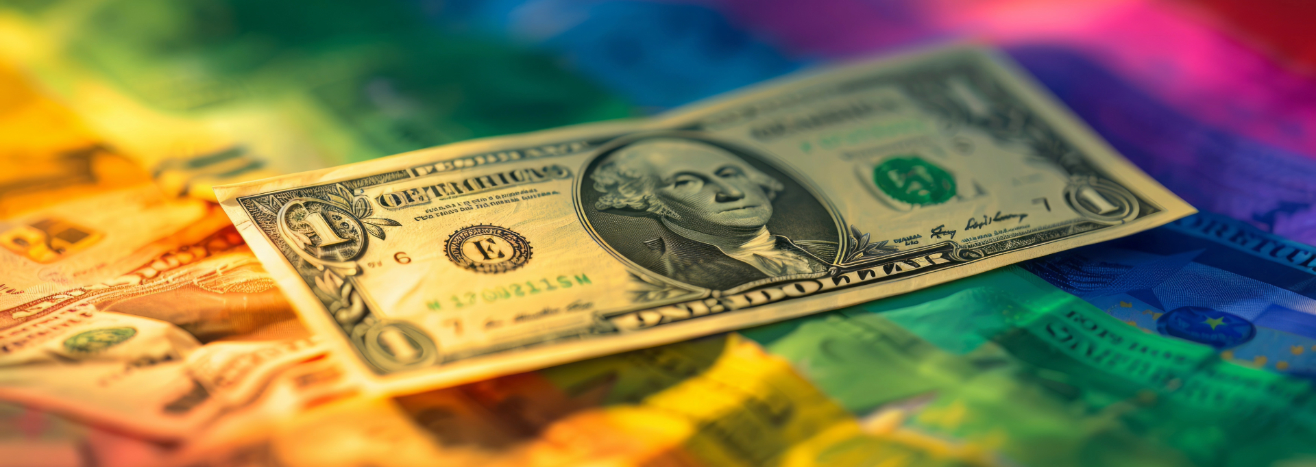 rainbow flag money